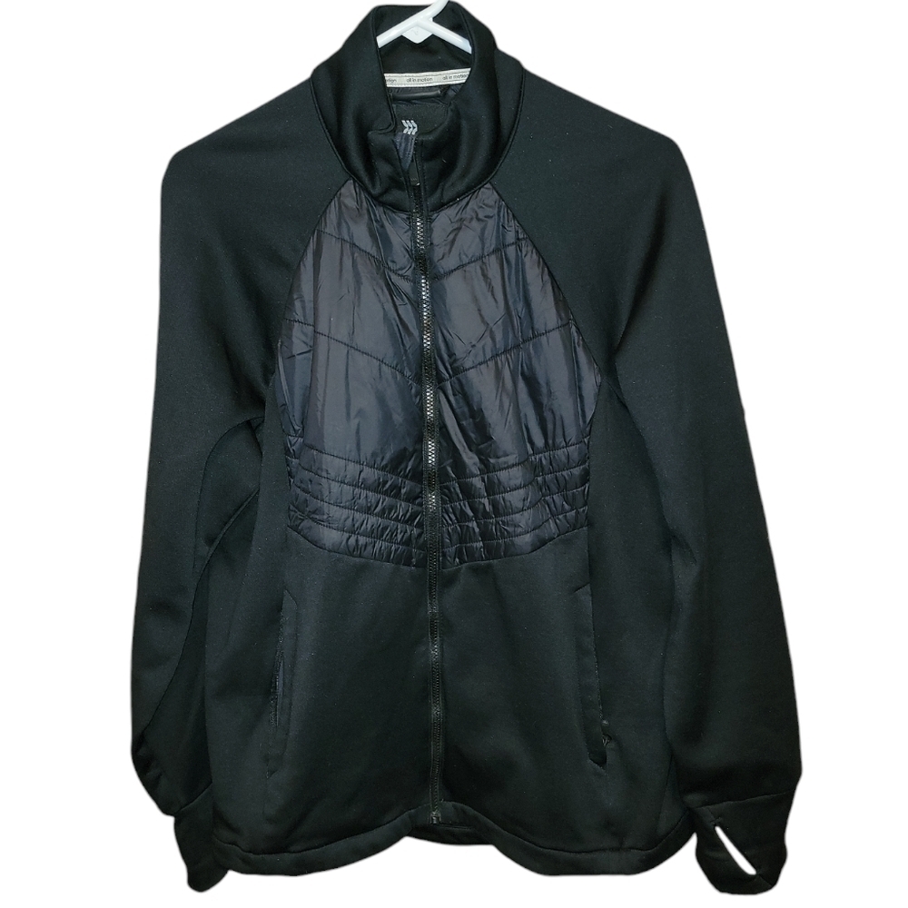 All in motion size XL zip up jacket, thumb slots, pockets zip quilted panels - Picture 8 of 8